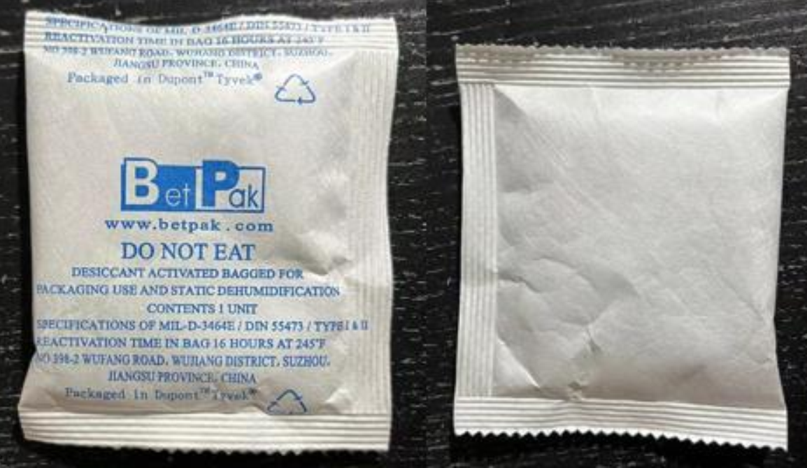 Anti-static desiccant package